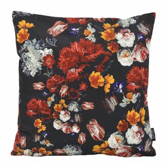 Gek op kussens! Kenza Flowers | 45 x 45 cm | Kussenhoes | Katoen/Polyester