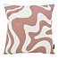 Gek op kussens! Swirl Abstract Oudroze | 45 x 45 cm | Kussenhoes | Katoen/Polyester