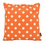 Gek op kussens! Stippen Oranje/Wit | 45 x 45 cm | Kussenhoes | Katoen/Polyester