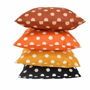 Stippen Braun/Puderrosa Kissenbezug | 45x45 cm | Baumwolle/Polyester