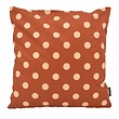 Stippen Bruin/Poeder Kussenhoes | 45x45 cm | Katoen/Polyester