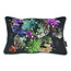 Velvet Pied-De-Poule Flower | 30 x 50 cm | Kussenhoes | Polyester