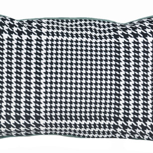 Velvet Pied - De - Poule Flower Kussenhoes | 30x50 cm | Polyester