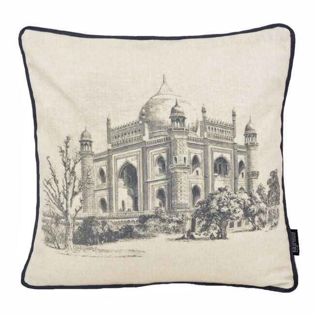 Velvet Taj Mahal Kissenbezug | 45x45 cm | Polyester
