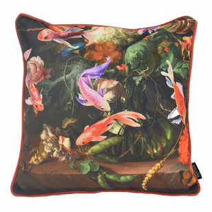 Velvet Fish Kussenhoes | 45x45 cm | Polyester