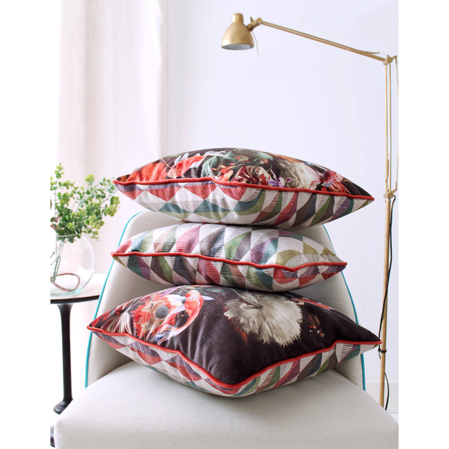 Velvet Fish Kussenhoes | 45x45 cm | Polyester