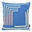 Blue Stripe Kelim | 45 x 45 cm | Kussenhoes | Katoen/Acryl