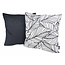 Black & White Leaves Kissenbezug | 45x45 cm | Baumwolle/Polyester