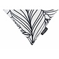 Black & White Leaves Kussenhoes | 45x45 cm | Katoen/Polyester