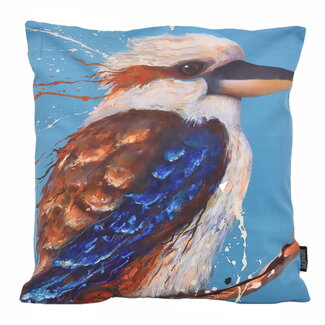 Gek op kussens! Blue Bird Kussenhoes | 45x45 cm | Katoen/Polyester