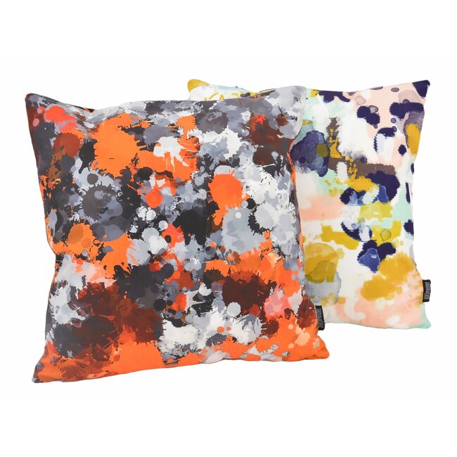 Paint Splatters #2 | 45 x 45 cm | Kussenhoes | Katoen/Polyester