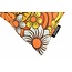 Retro Nola Flowers Kissenbezug | 45x45 cm | Baumwolle/Polyester