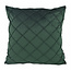 Gek op kussens! Velvet Cross Intens Groen | 45 x 45 cm | Kussenhoes | Velvet/Polyester