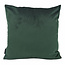 Velvet Cross Intens Groen | 45 x 45 cm | Kussenhoes | Velvet/Polyester