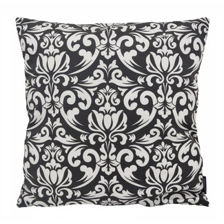 Gek op kussens! Barok Zwart/Wit Kussenhoes | 45x45 cm | Katoen/Polyester