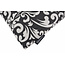 Barok Zwart/Wit Kussenhoes | 45x45 cm | Katoen/Polyester