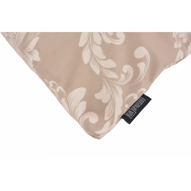 Barok Beige/Roze Kussenhoes | 45x45 cm | Katoen/Polyester
