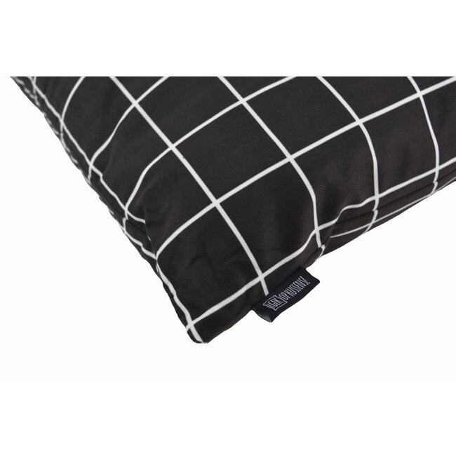 Quadrate Schwarz/Weiß Kissenbezug | 45x45 cm | Baumwolle/Polyester