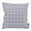 Gek op kussens! Vierkantjes Grijs/Wit | 45 x 45 cm | Kussenhoes | Katoen/Polyester