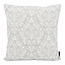 Barock Grau/Weiß Kissenbezug | 45x45 cm | Baumwolle/Polyester
