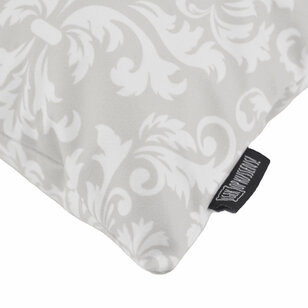 Barok Grijs/Wit Kussenhoes | 45x45 cm | Katoen/Polyester