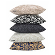 Barok Grijs/Wit Kussenhoes | 45x45 cm | Katoen/Polyester
