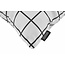 Vierkantjes Wit/Zwart Kussenhoes | 45x45 cm | Katoen/Polyester