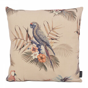 Macaw Tropical Kissenbezug | 45x45 cm | Baumwolle/Leinen