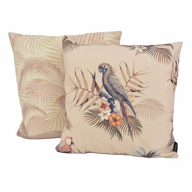 Macaw Tropical | 45 x 45 cm | Kussenhoes | Katoen/Linnen