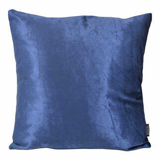 Gek op kussens! Velvet Shine Blauw | 45 x 45 cm | Kussenhoes | Velvet/Polyester