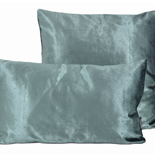 Velvet Shine Groen Kussenhoes | 30x50 cm | Velvet/Polyester
