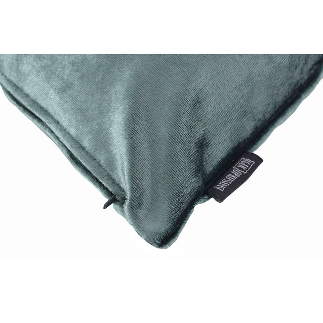 Velvet Shine Groen Kussenhoes | 30x50 cm | Velvet/Polyester