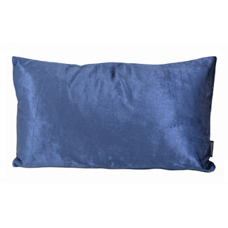 Gek op kussens! Velvet Shine Blau Kissenbezug | 30x50 cm | Samt/Polyester