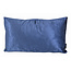 Velvet Shine Blauw Kussenhoes | 30x50 cm | Velvet/Polyester