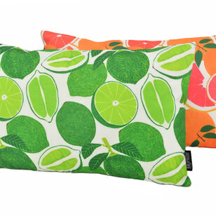 Lemons - Outdoor Kussenhoes | 30x50 cm | Katoen