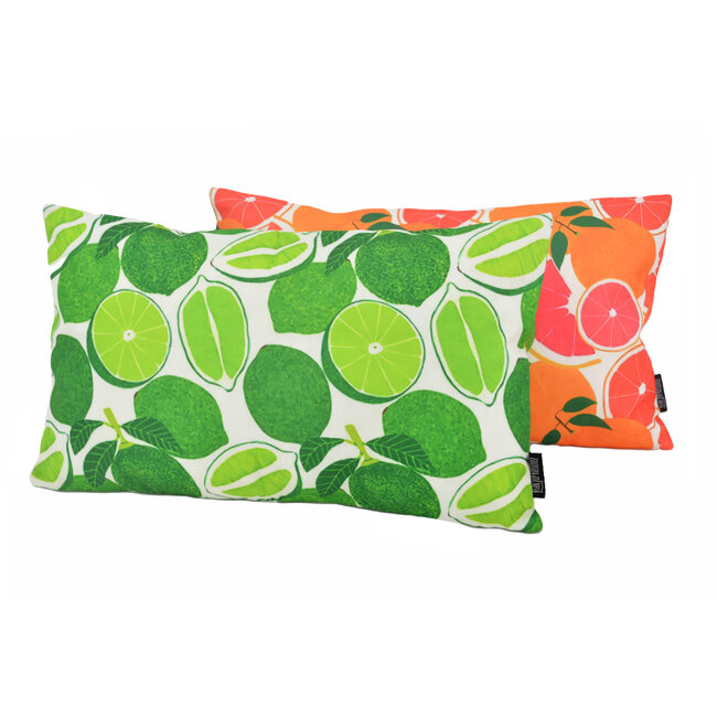 Lemons - Outdoor | 30 x 50 cm | Kussenhoes | Katoen