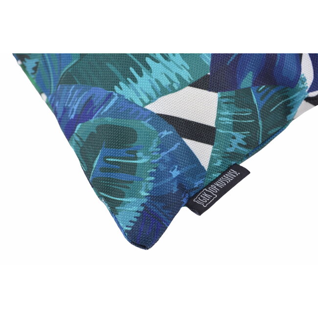 Green Leopard - Outdoor Kussenhoes | 45x45 cm | Katoen