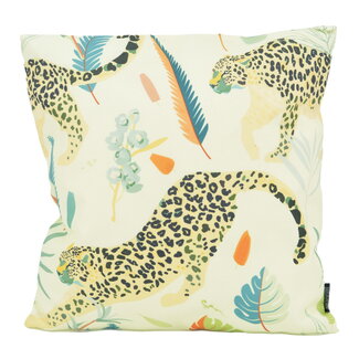 Gek op kussens! Luipaard Groen - Outdoor Kussenhoes | 45x45 cm | Katoen
