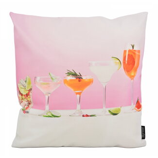 Gek op kussens! Cocktails - Outdoor Kussenhoes | 45x45 cm | Katoen