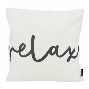 Black & White Relax - Outdoor Kussenhoes | 45x45 cm | Polyester