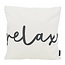 Gek op kussens! Black & White Relax - Outdoor Kissenbezug | 45x45 cm | Polyester