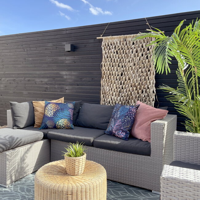 Malika Leopard #2 - Outdoor Kussenhoes | 45x45 cm | Katoen