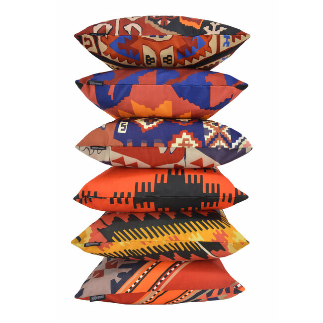 Kelim Print #1 - Outdoor Kussenhoes | 45x45 cm | Katoen