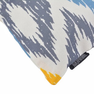 Diamond Gelb/Blau - Outdoor Kissenbezug | 45x45 cm | Baumwolle