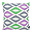 Gek op kussens! Diamond Groen/Paars - Outdoor Kussenhoes | 45x45 cm | Katoen