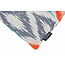 Diamond Orange/Aqua - Outdoor Kissenbezug | 45x45 cm | Baumwolle