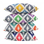 Diamond Oranje/Aqua - Outdoor Kussenhoes | 45x45 cm | Katoen