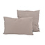 Lona Soft Taupe | 45 x 45 cm | Kussenhoes | Katoen