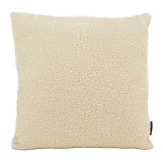 Gek op kussens! Teddy Beige | 45 x 45 cm | Kussenhoes | Polyester