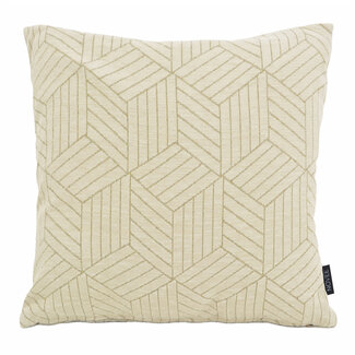 NOVÉE Salla Beige | 45 x 45 cm | Kussenhoes | Katoen/Polyester